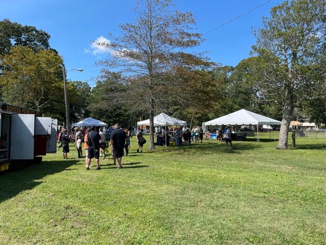 Tents at Good Old Days festival